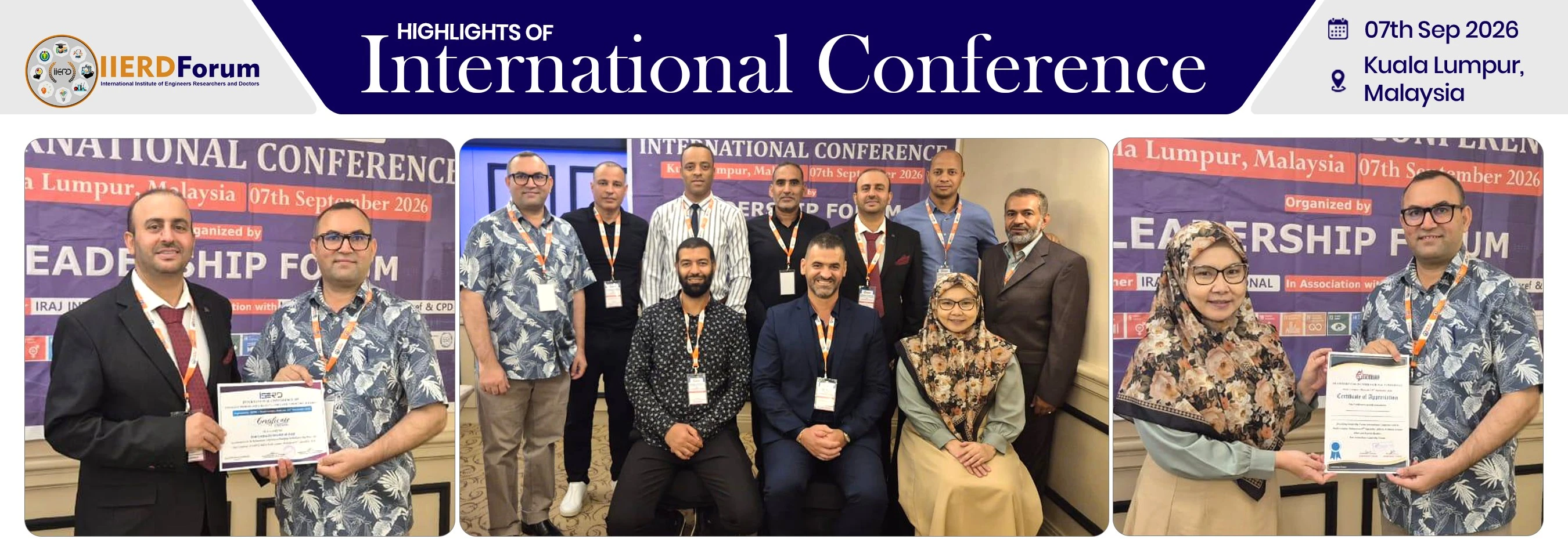 IIERD International Conference in Kuala Lumpur, Malaysia, September 7, 2026